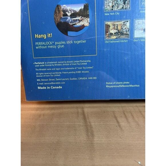 Wrebbit Statue of Liberty American Flag Shaped Puzzle  Perfalock - Picture 5 of 6